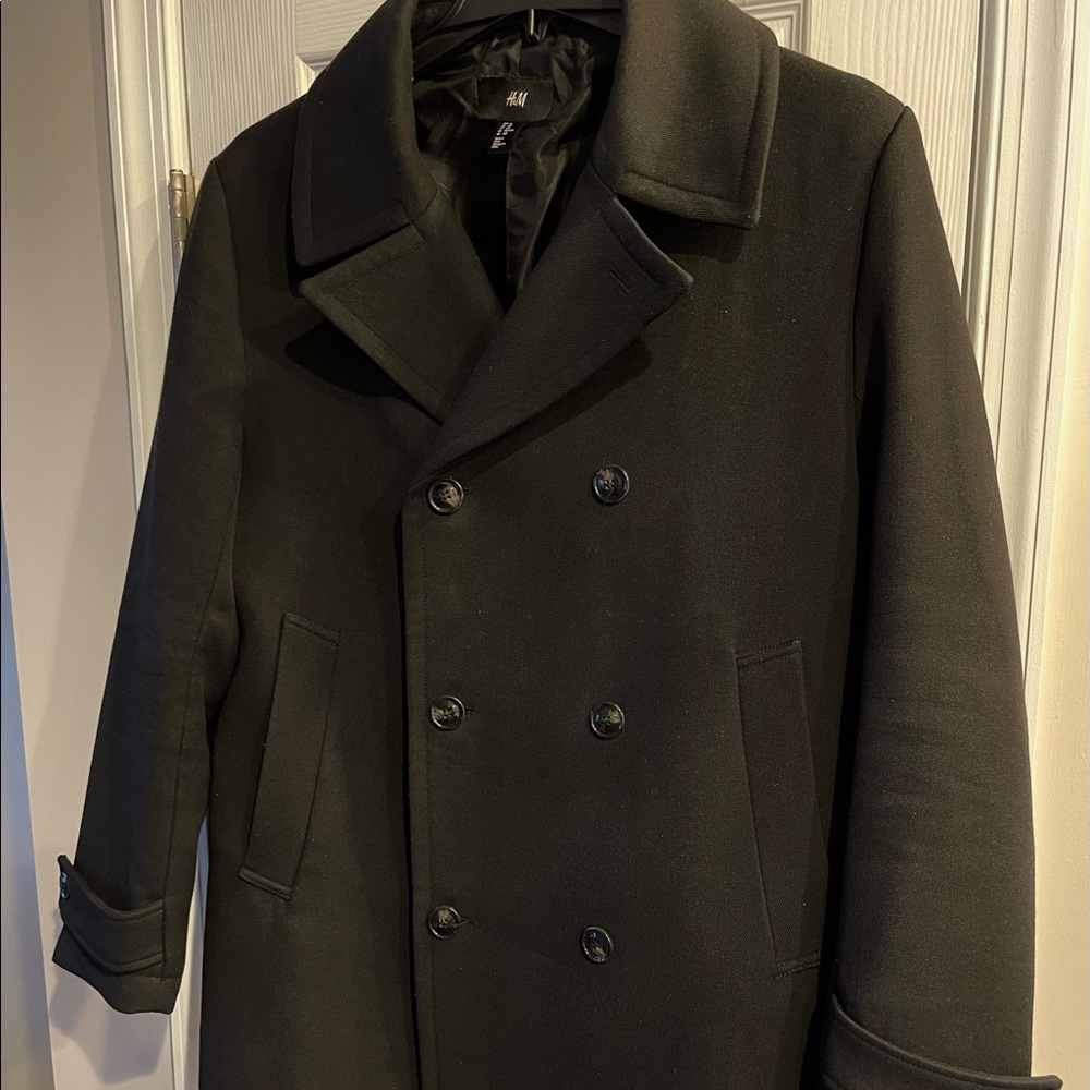 Mens “Admirals” 3/4 length Pea Coat from H&M